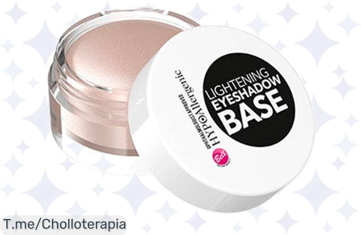 Transforma tu mirada con la prebase iluminadora hipoalergénica de Bell a un precio loco, sombras vibrantes y duraderas, ¡no dejes pasar esta oferta única, actúa ya!