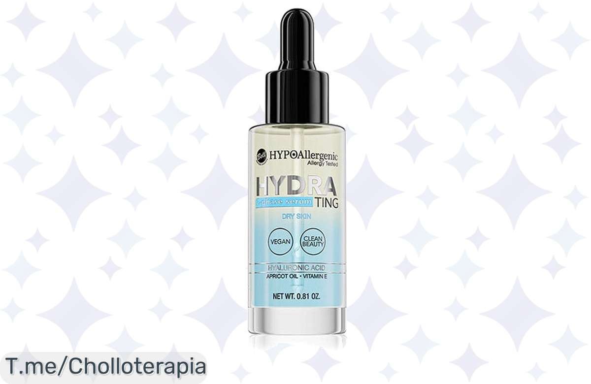 Transforma tu piel con el sérum bifásico hipoalergénico Bell a un precio loco: efecto inmediato para una piel radiante. ¡No te pierdas este ofertón limitado!