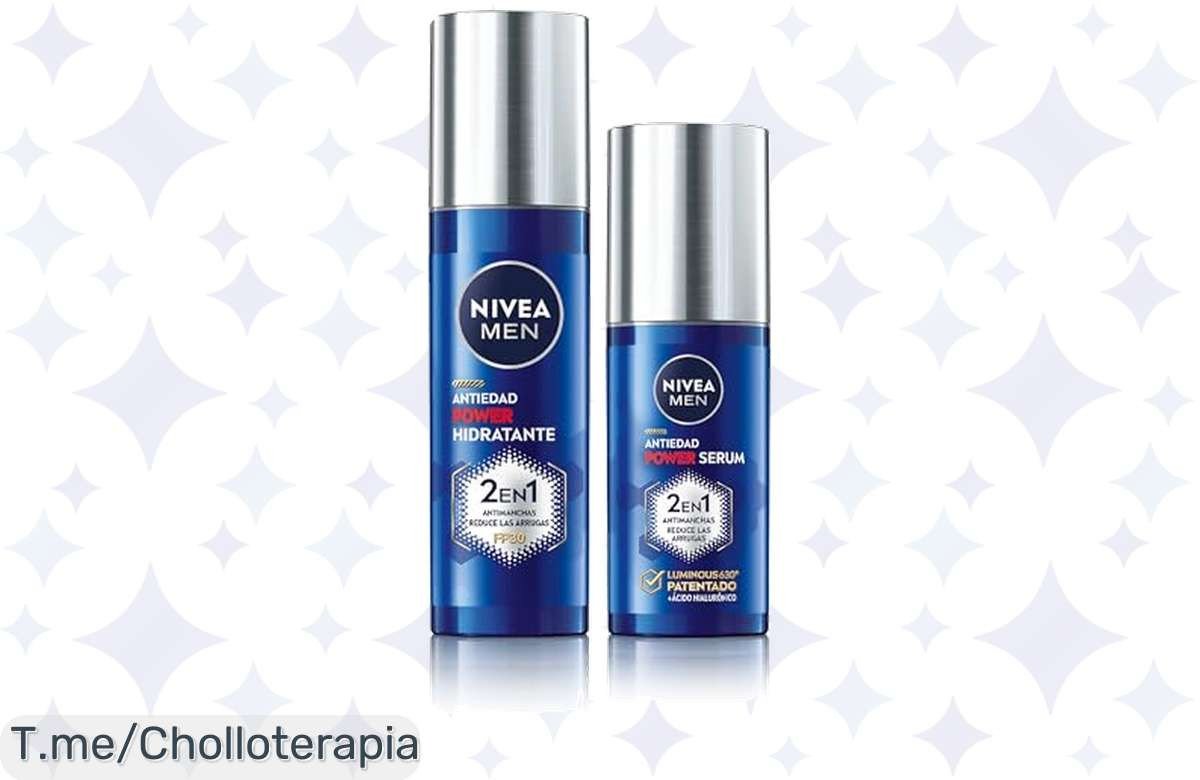 Transforma tu piel en 4 semanas con NIVEA MEN Power Pack, un mágico chollazo contra arrugas y manchas que no puedes dejar escapar.¡Compra ya y luce joven!