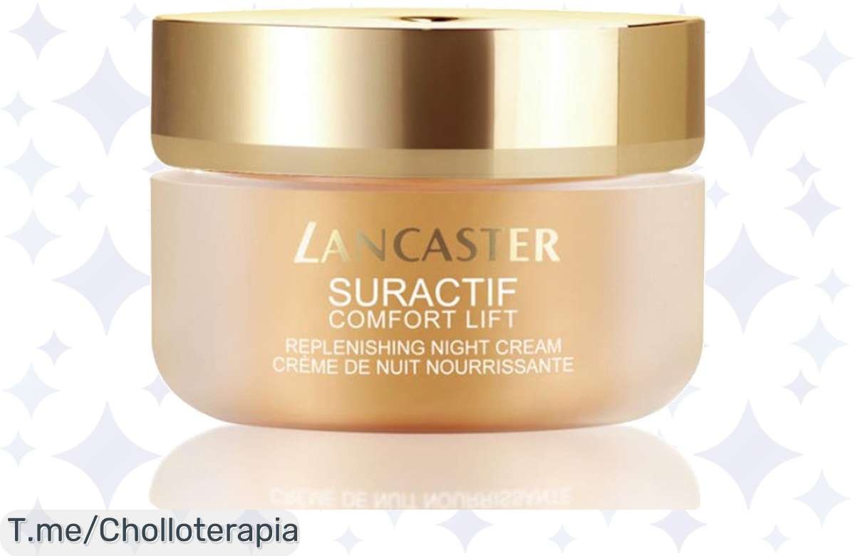 Transforma tu piel mientras duermes con la crema antiarrugas Lancaster Suractif Comfort Lift, un super chollo para lucir radiante. ¡Aprovecha esta oferta limitada ya!