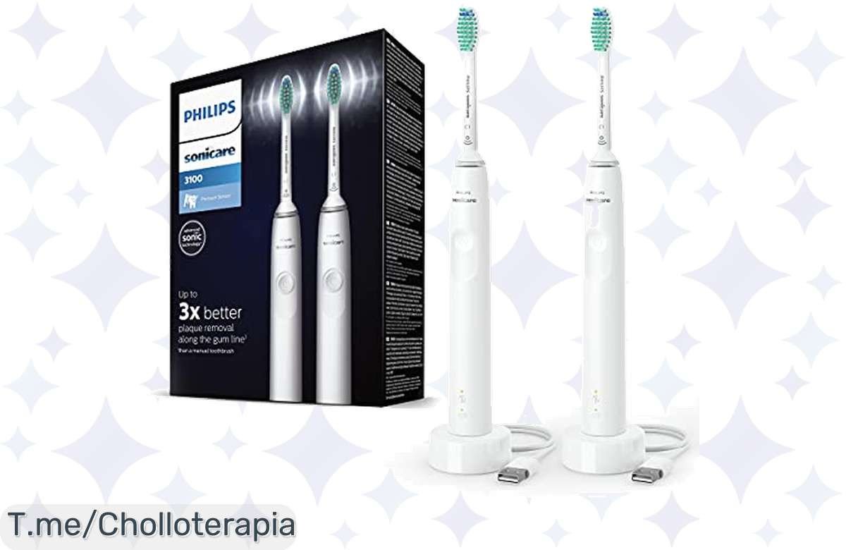 Transforma tu sonrisa con el cepillo eléctrico Philips Sonicare, elimina la placa 3 veces más rápido, ¡aprovecha este ofertón único y compra ahora antes de que se acabe!