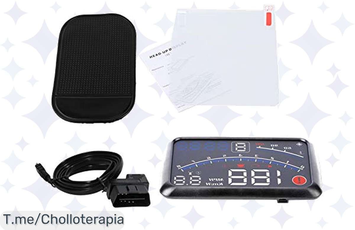 Transforma tu viaje con Reminnbor HUD: Monitorea tu velocidad sin distracciones y disfruta de alarmas inteligentes. Aprovecha este ofertón exclusivo y actúa ya, ¡es tu momento!
