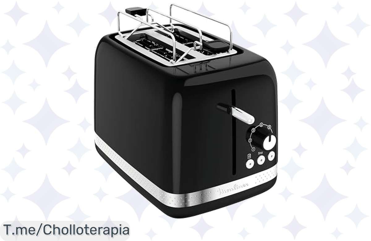 Transforma tus desayunos con la Moulinex Soleil, la tostadora de 850W que dorará a la perfección. ¡No te pierdas este ofertón, compra ya y disfruta de tus mañanas!