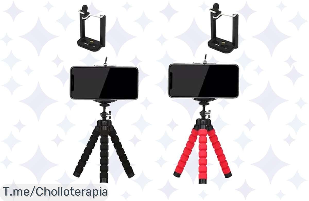 🤩 Transforma tus grabaciones con este super chollo de 2 mini trípodes ...