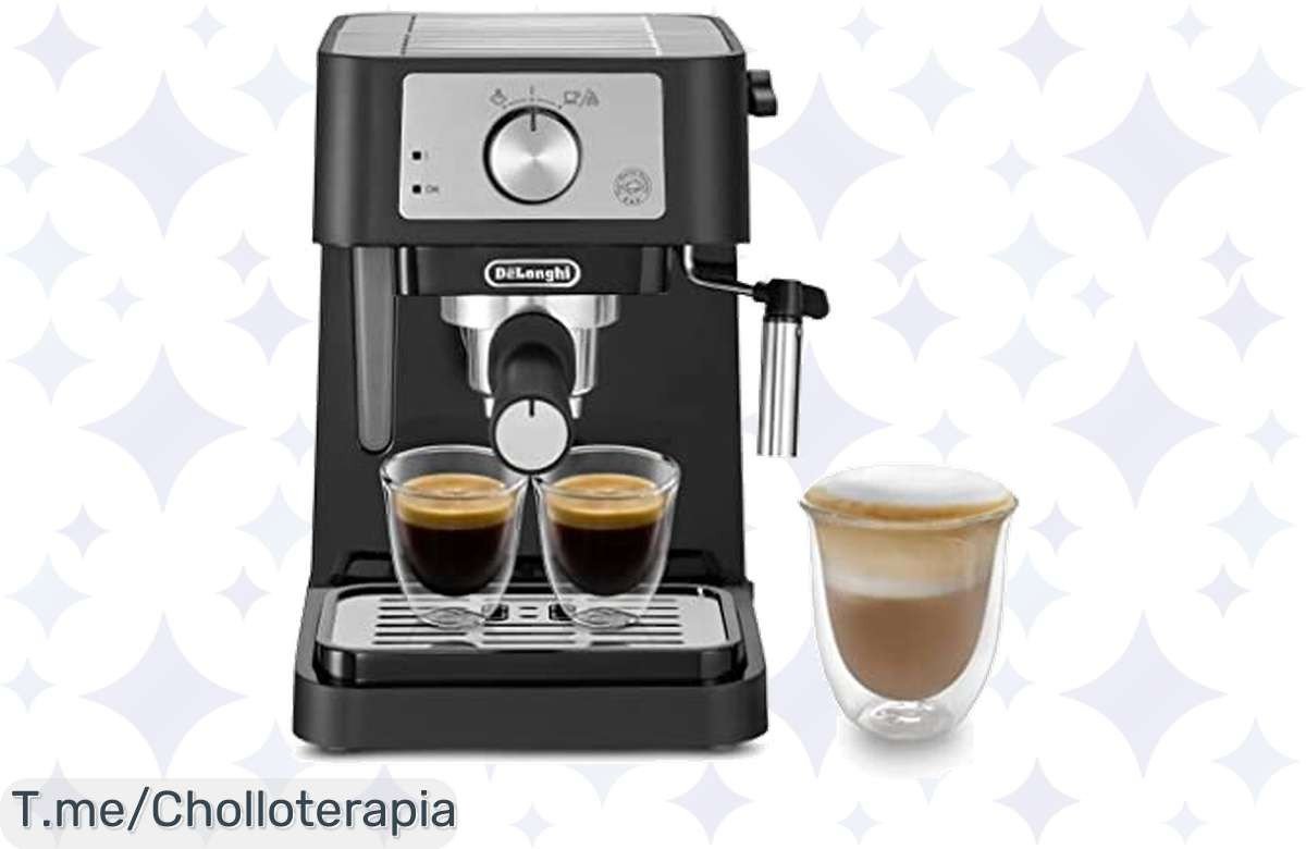 Transforma tus mañanas con el café perfecto y super chollazo de la De’Longhi Stilosa Eco230.BK; ¡no pierdas esta oportunidad única y actúa ya!
