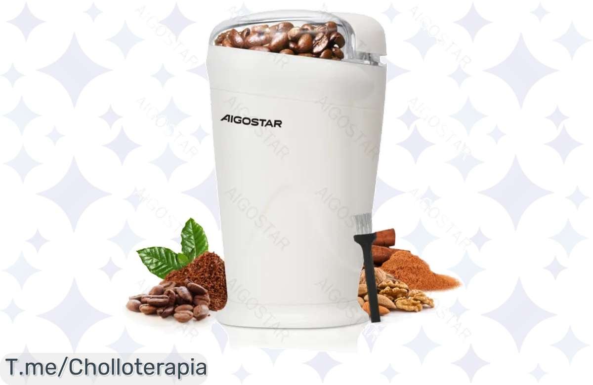 Transforma tus mañanas con este molinillo de café eléctrico: ¡Aroma irresistible garantizado!