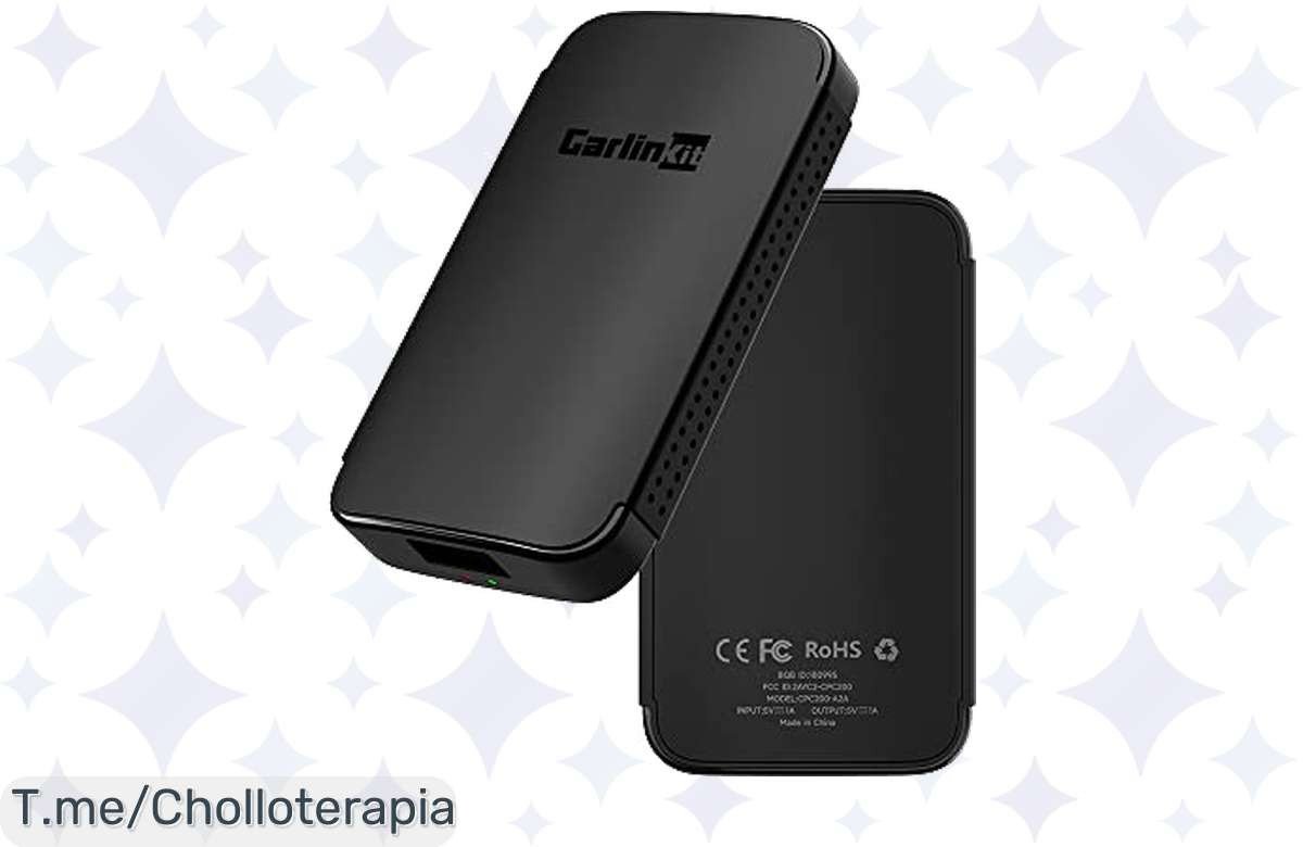 Transforma tus viajes con el CarlinKit Inalambrico: disfruta de Android Auto sin cables y vive la libertad al volante. ¡Aprovecha este ofertón antes de que se agote!