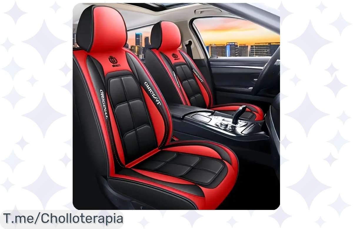 Transforma tus viajes con nuestra tapicería de lujo, esponja comfy que brinda confort y estilo a tu coche. ¡Aprovecha este super chollo y compra ya antes de que se agote!