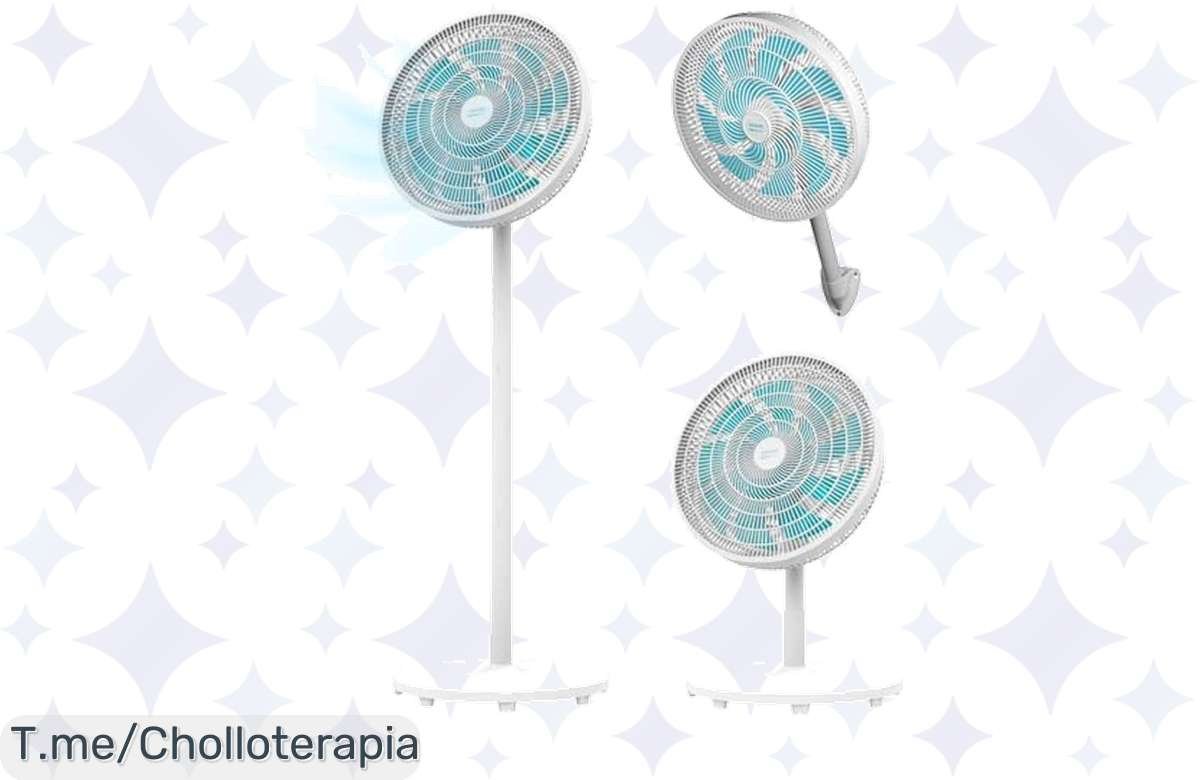 Ventilador EnergySilence 3in1: ¡Oferta bestial a 60W, lleva aire fresco a donde quieras!