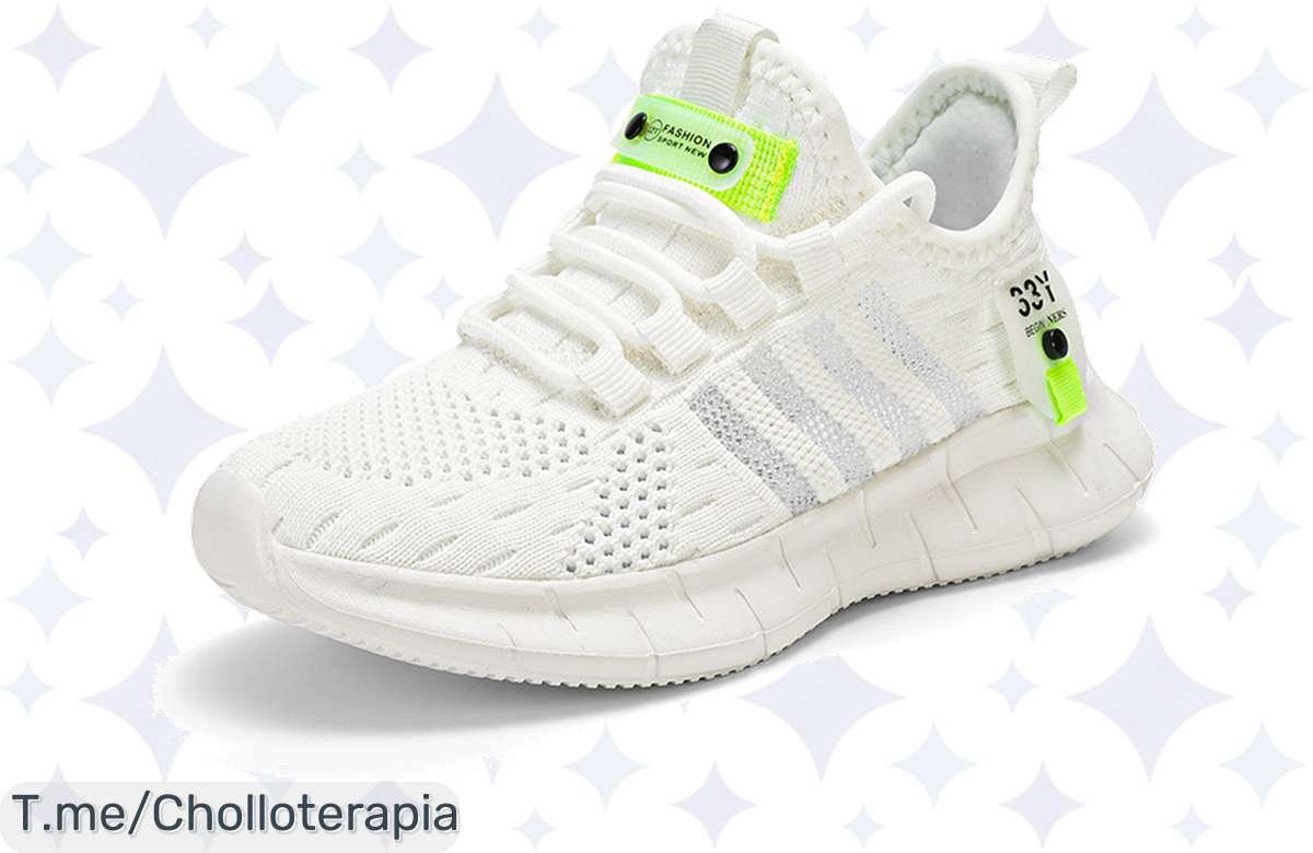 Zapatillas niños súper ligeras, antideslizantes y – auténtico chollo que adrenalina sus juegos ¡Compra ya y hazles correr felices antes que se agoten!