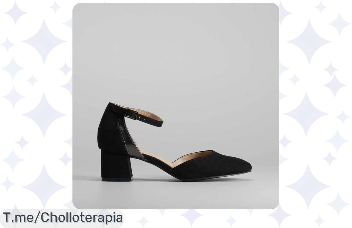 Zapato de tacón negro COMFEET a precio de locura, ¡no te quedes sin el tuyo!