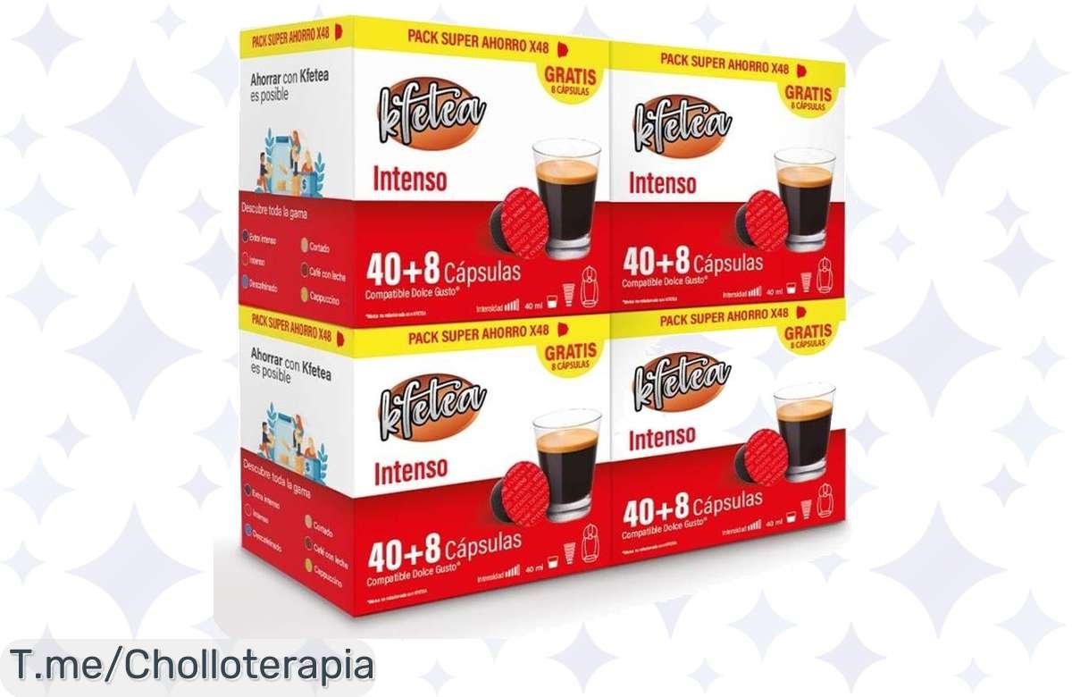 ¡4 cajas de cápsulas Kfetea a un precio de locura! ¡No te lo pierdas!