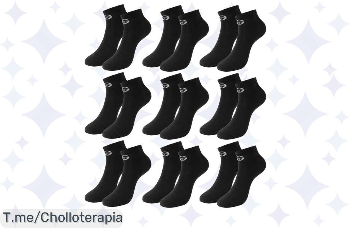 ¡Aprovecha este ofertón: 9 pares de calcetines Sergio Tacchini a precio de locura!
