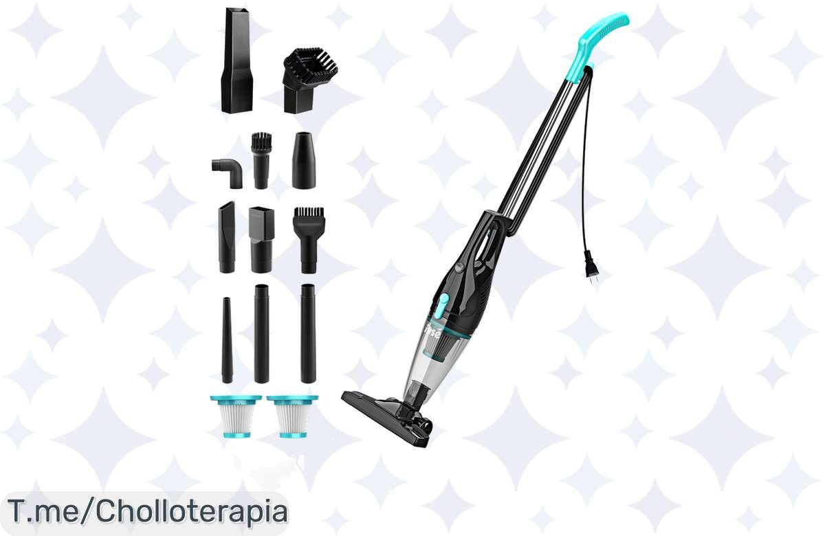 ¡Aprovecha la INSE-Aspiradora Escoba R3S y transforma tu limpieza hoy mismo!