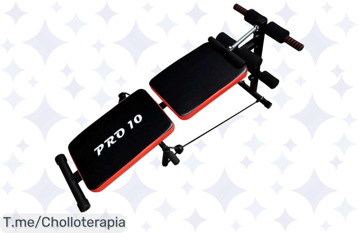 ¡Banco de musculación plegable y ajustable por menos de lo que crees! ¡Solo por tiempo limitado!