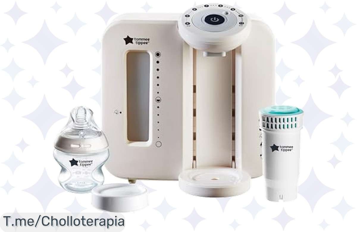 ¡Biberones listos en 2 min con Tommee Tippee Perfect Prep!