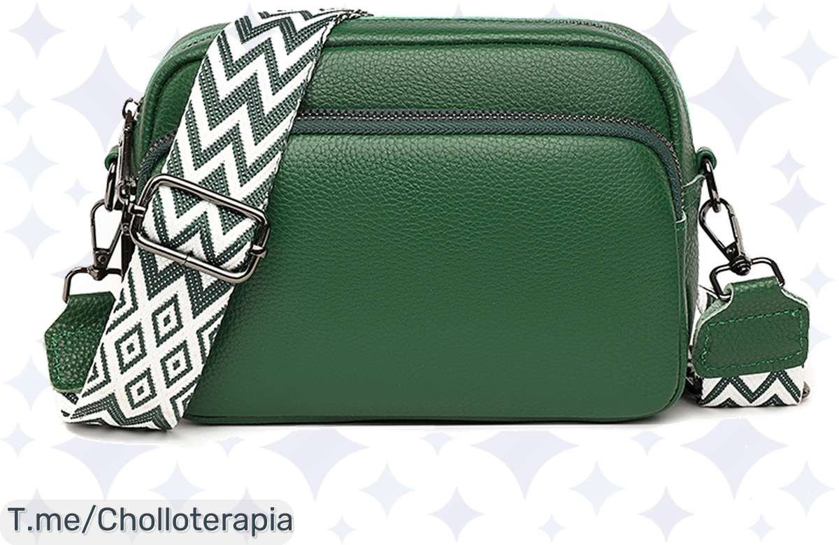 ¡Bolso cruzado de lujo a precio de ganga!