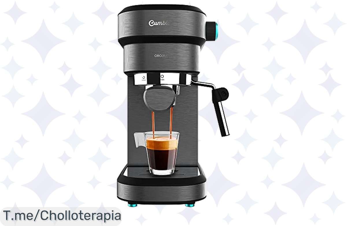 ¡Cafetera Express Cecotec Cafelizzia 890 a precio de risa, 20 bares de pura potencia!