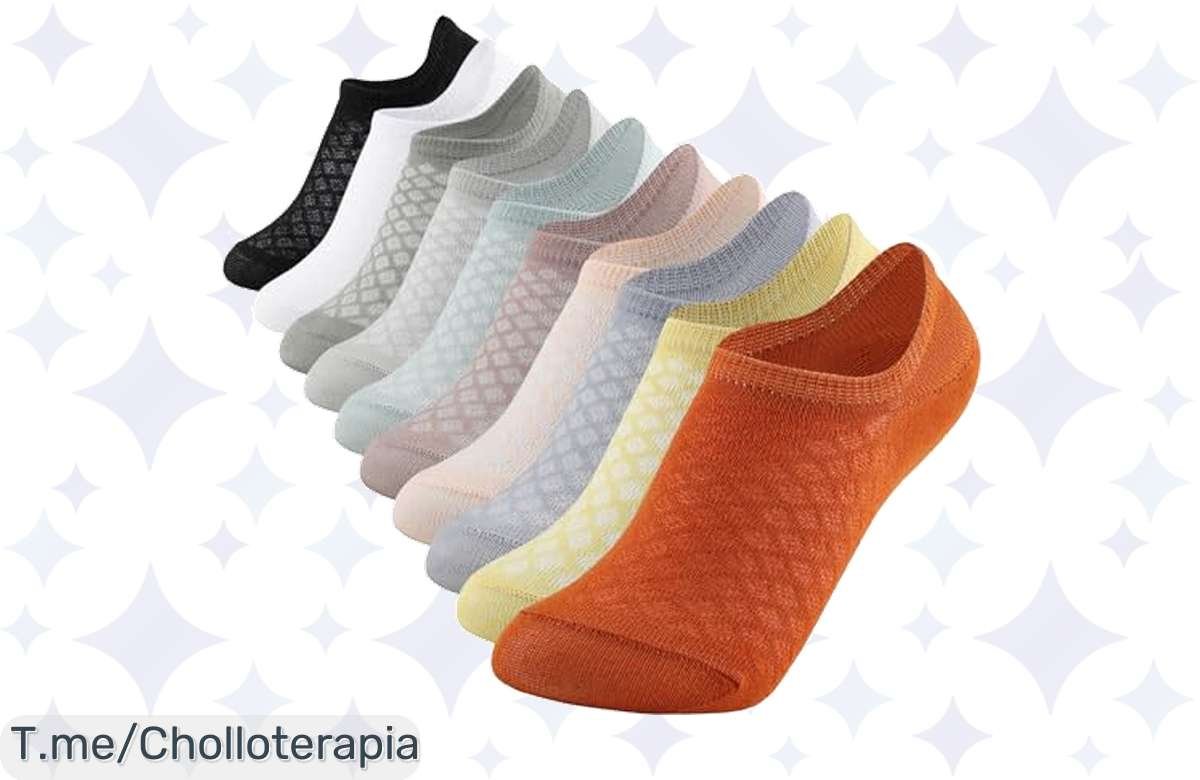 ¡Calcetines tobilleros mujer: 10 pares regalados, comodidad máxima y frescura total!