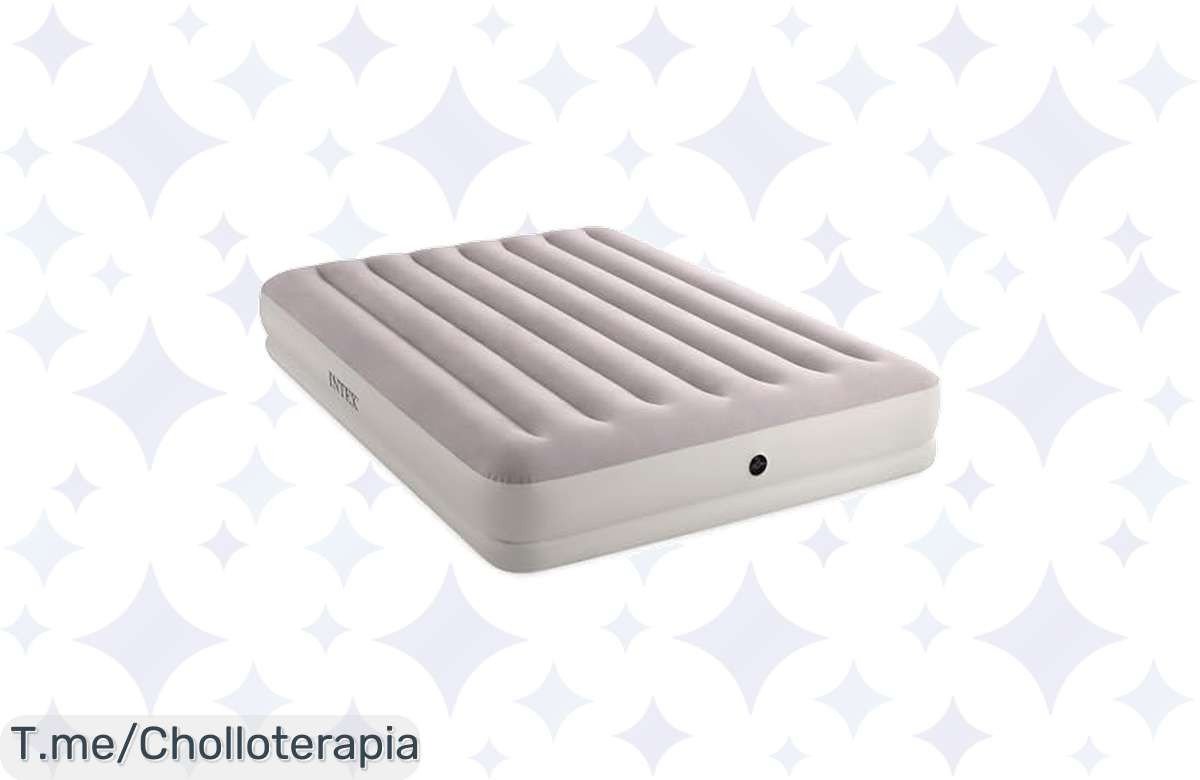 ¡Cambia tus noches para siempre! Inflúscgete ya con el colchón inflable exclusivo: comodidad extrema y inflado en 7 minutos. No dejes pasar esta oportunidad impresionante.