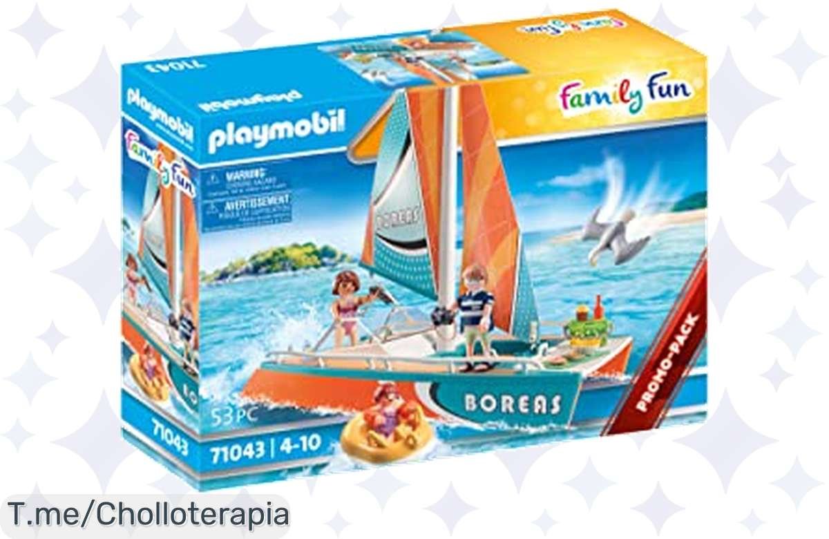 ¡Catamarán PLAYMOBIL: Chollazo para tus aventuras en el agua!