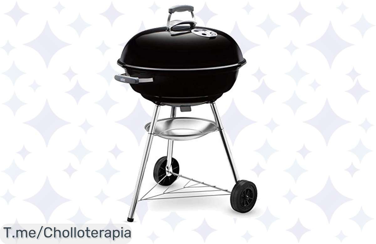 ¡Chollazo! Barbacoa Weber Compact Kettle a precio irreal, asados de pro a un clic.