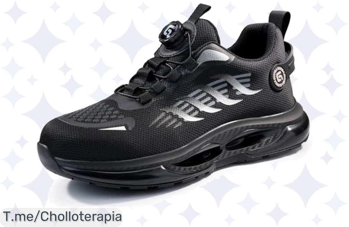 ¡Chollazo! Zapatillas ligeras para hombre a precio de risa. Corre y trabaja cómodo.