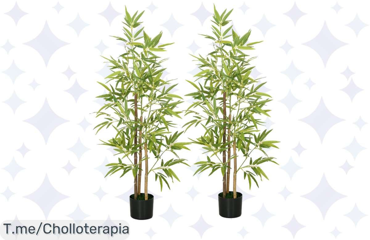 ¡Chollazo en plantas de bambú artificiales, aprovecha ahora!