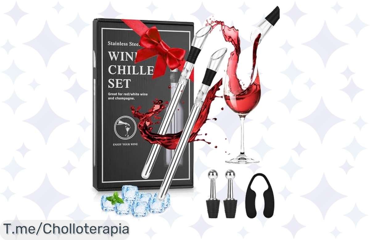 ¡Chollo del año! Enfriador de vino premium, rápido y económico, ¡cómpralo ya!