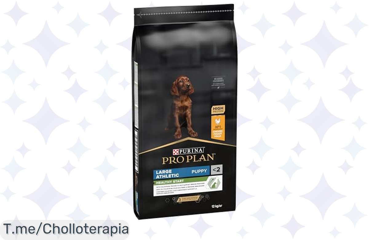 ¡Dale a tu cachorro atlético lo mejor con PURINA PRO PLAN! Ofertón que no puedes perderte.