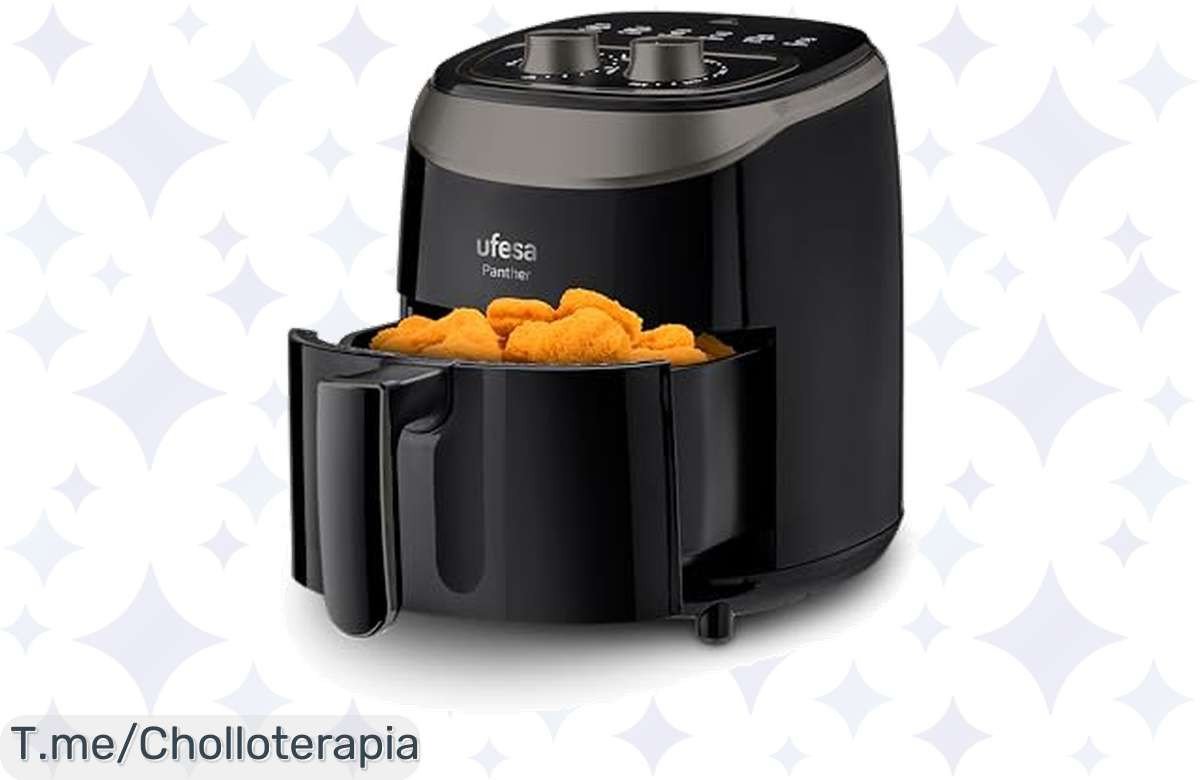 ¡Dale sabor a tus comidas con la freidora Ufesa Panther! Cocina sano y olvídate del aceite.