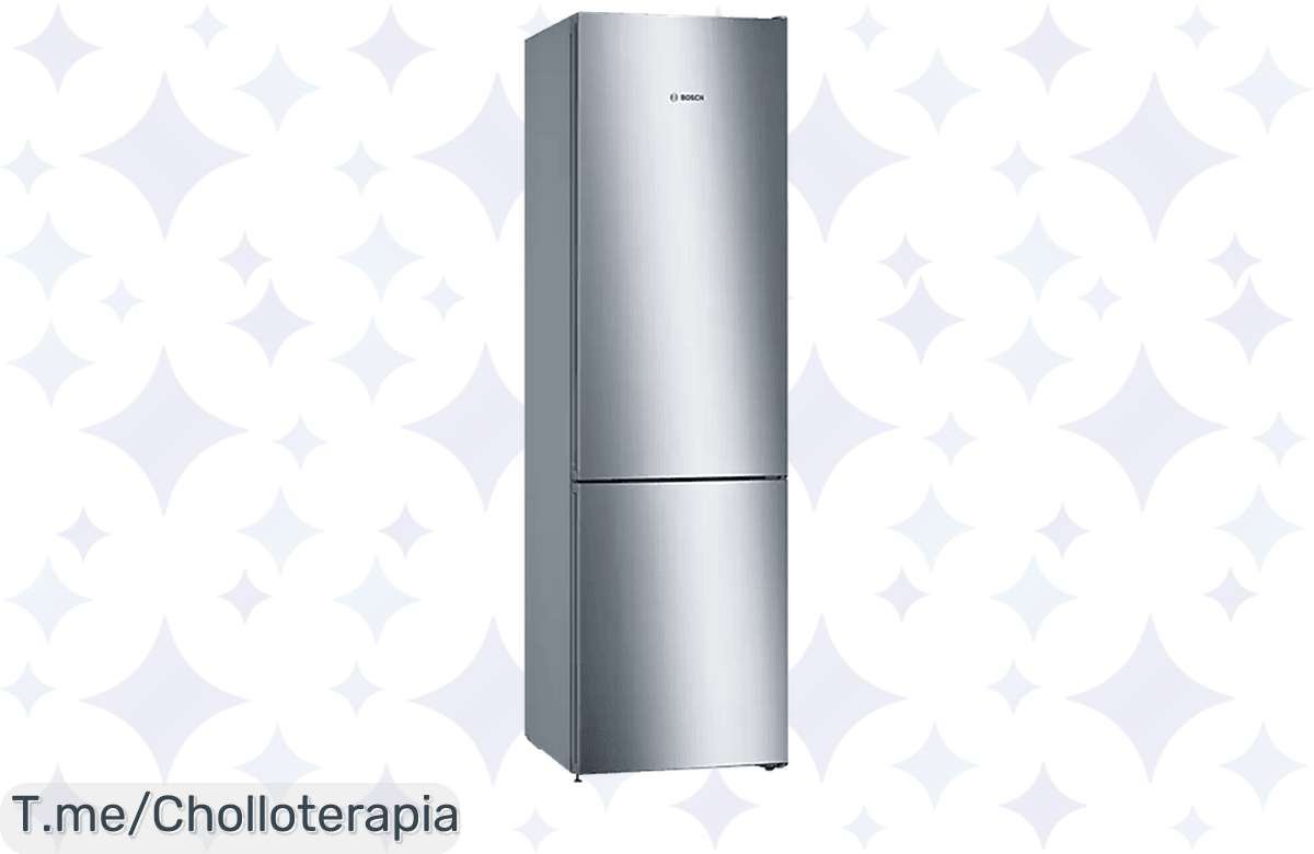 ¡Descubre el ofertón del año! Lleva a casa el frigorífico combi Bosch, con capacidad impresionante y tecnología que mantiene tus alimentos frescos, pero apúrate, ¡la oferta es limitada!