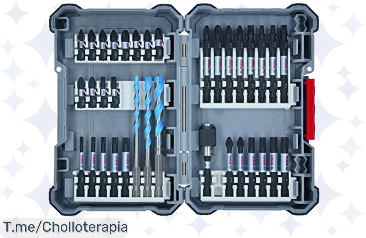 ¡Descuentazo! Set Bosch Professional: Herramientas top para tu taladro, ¡no lo dejes pasar!