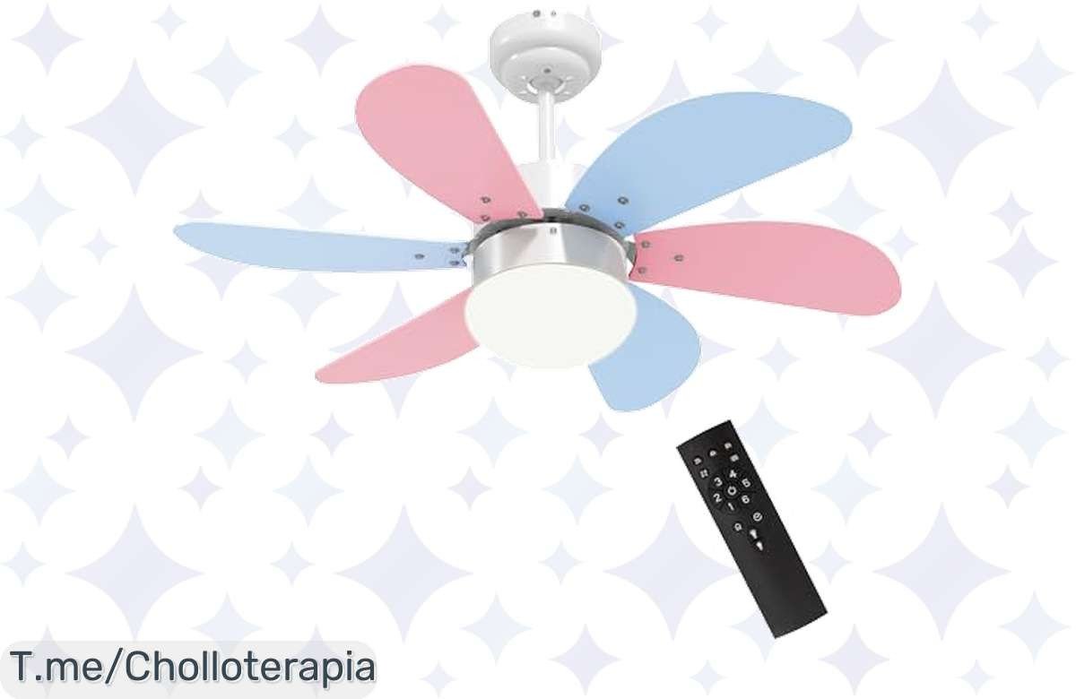¡El ventilador de techo que tu casa necesita, ahora con descuentazo y mando a distancia!