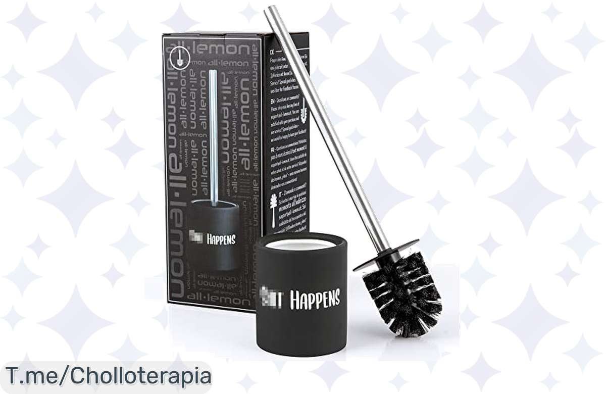¡Escobilla de baño top a precio de risa, la limpieza fácil ya está aquí!