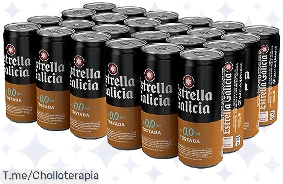 ¡Estrella Galicia 0,0 Tostada: Sabor premium para tus mejores momentos, llévatela ya!