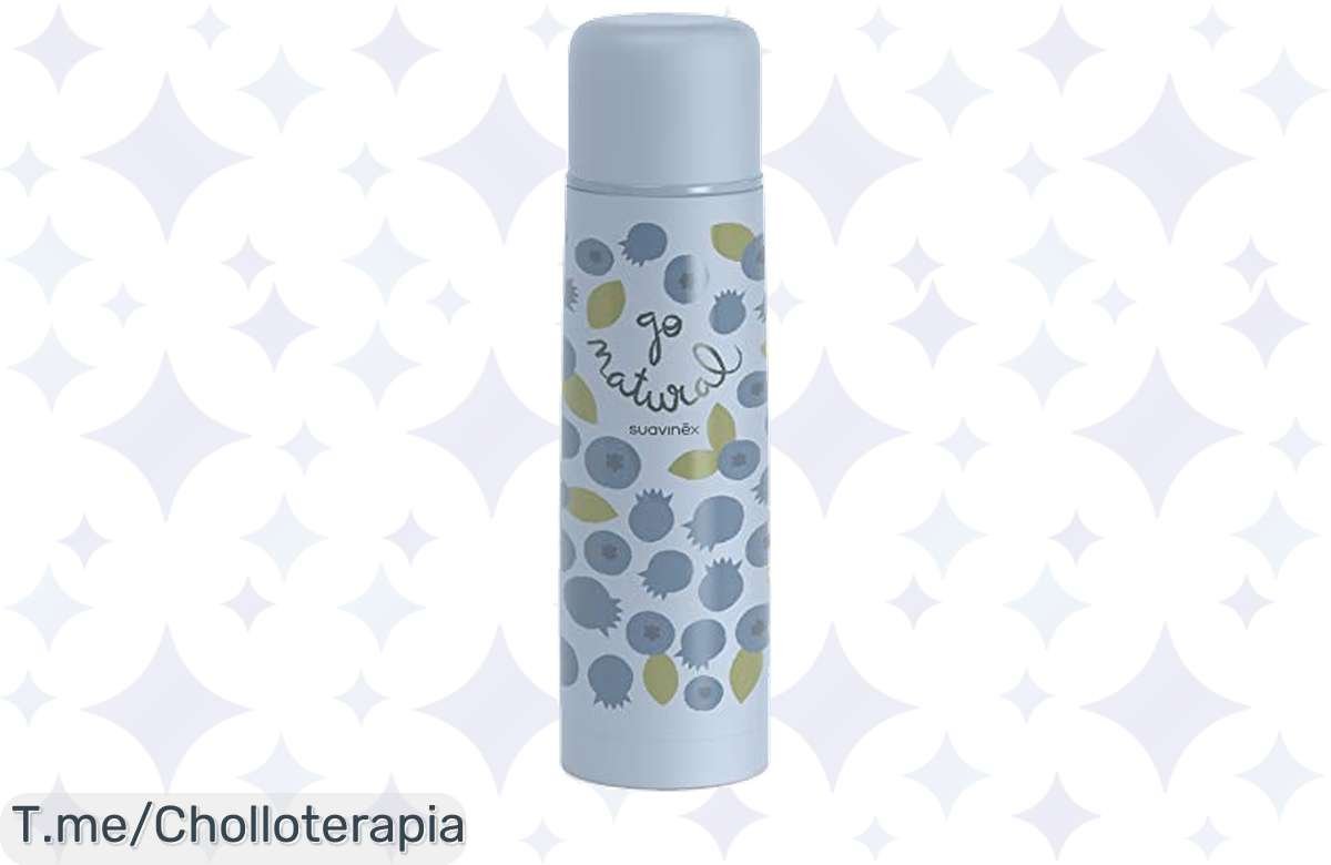 ¡Ganga del día! Termo Suavinex de Acero Inoxidable: Bebida ideal por 6 horas a precio de locura, ¡no te lo pierdas!