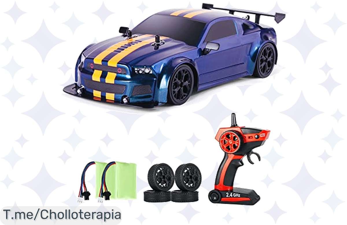 ¡Hazte ya con el coche teledirigido que ilumina la noche y corre a 20 km/h!