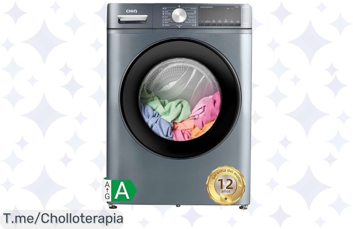 ¡Lavadora CHiQ 8kg: Compacta, silenciosa y con funciones top a precio de locura!