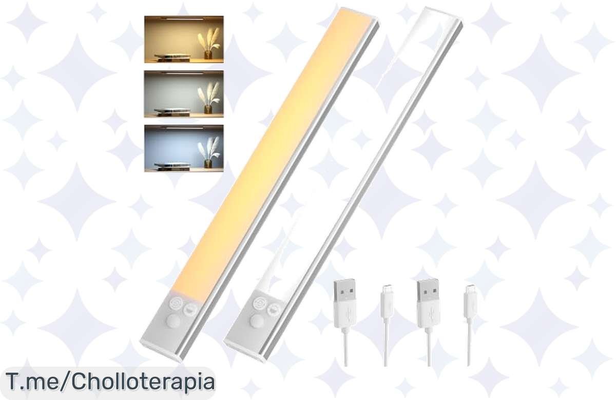 ¡Luz LED con sensor de movimiento al 50%: ilumina tu hogar sin gastar de más!