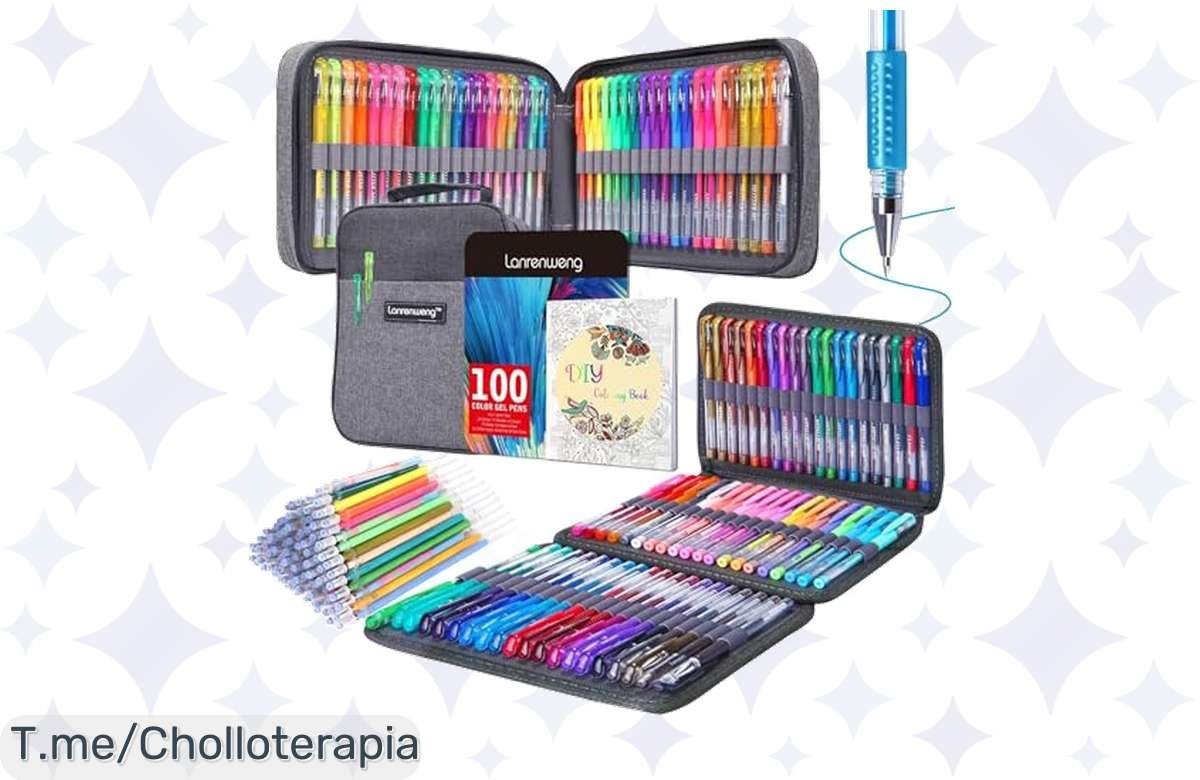 ¡Mega oferta: 200 bolis de gel en 100 colores + 100 recargas! ¡No te lo pierdas!