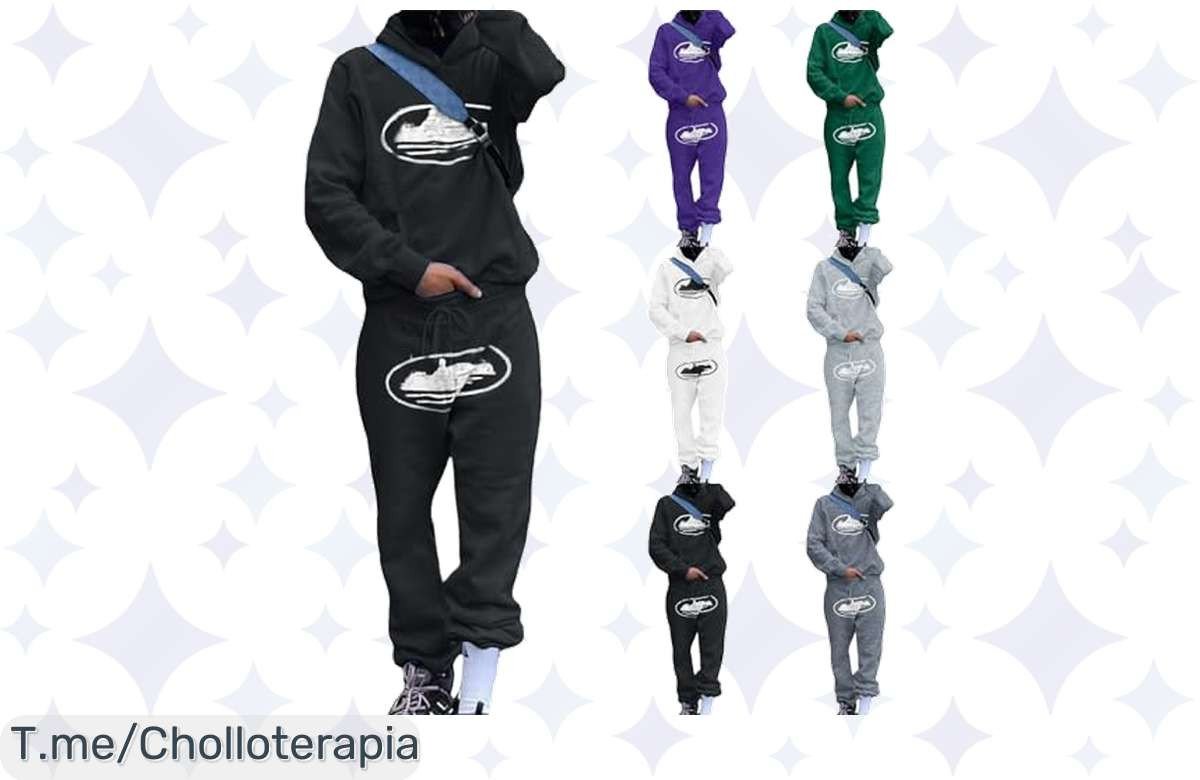¡Mega oferta Y2K! Consigue tu conjunto streetwear con descuento antes de que vuele!
