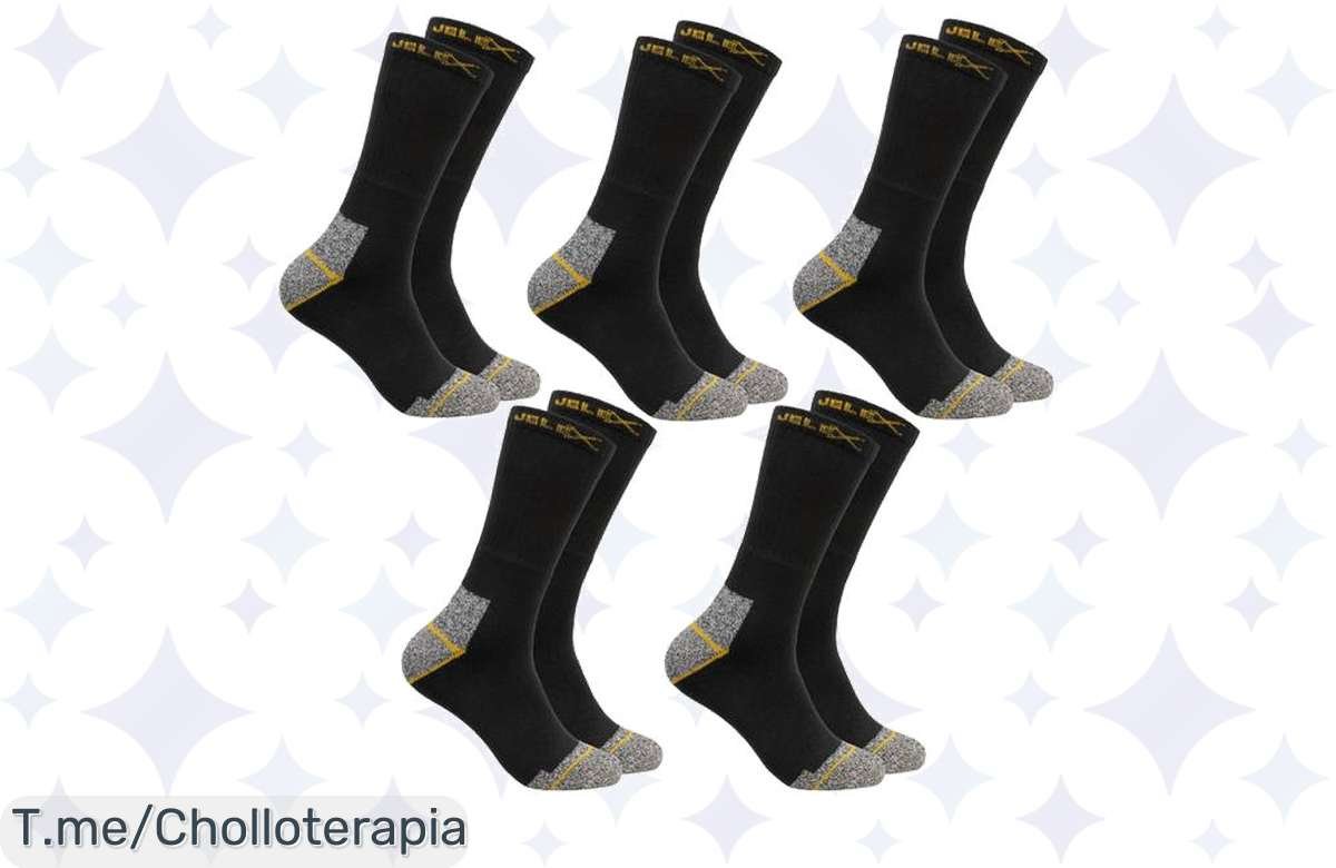 ¡No te lo pierdas: Calcetines JELEX Work, 5 pares a precio de risa!