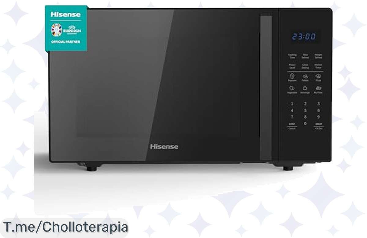 ¡No te lo pierdas! Microondas Hisense 29L: potencia y programas automáticos para ti.