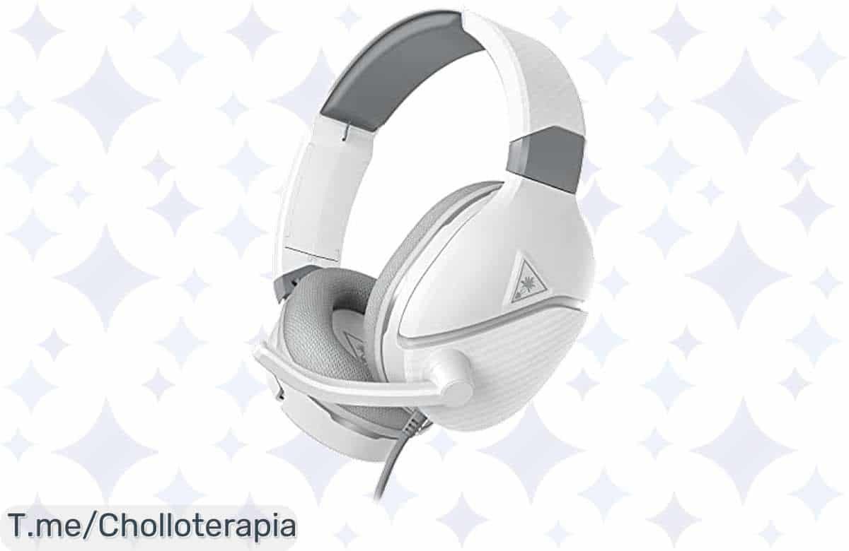 ¡No te pierdas el ofertón del año! Consigue los Turtle Beach Recon 200 en blanco con audio envolvente y 12 horas de batería en un precio loco. ¡Actúa ya, stock limitado!