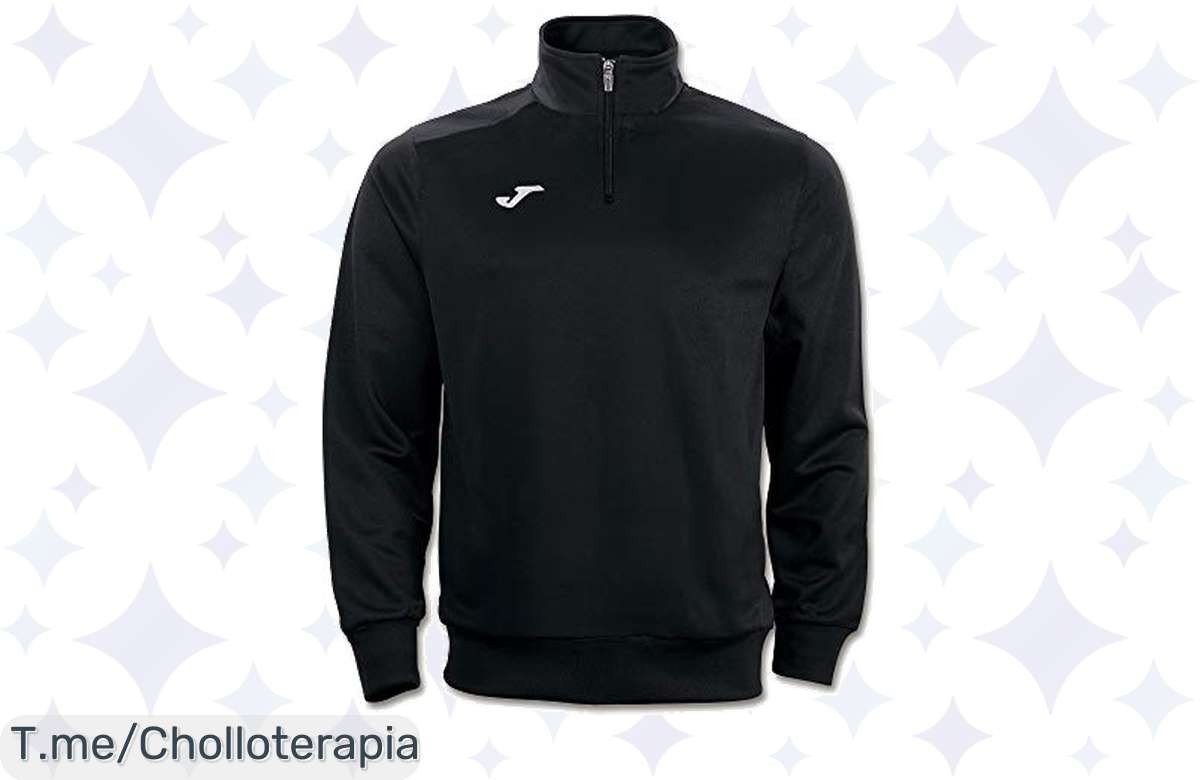 ¡No te pierdas la Sudadera Joma Faraon Negra! Comfort y estilo en uno.