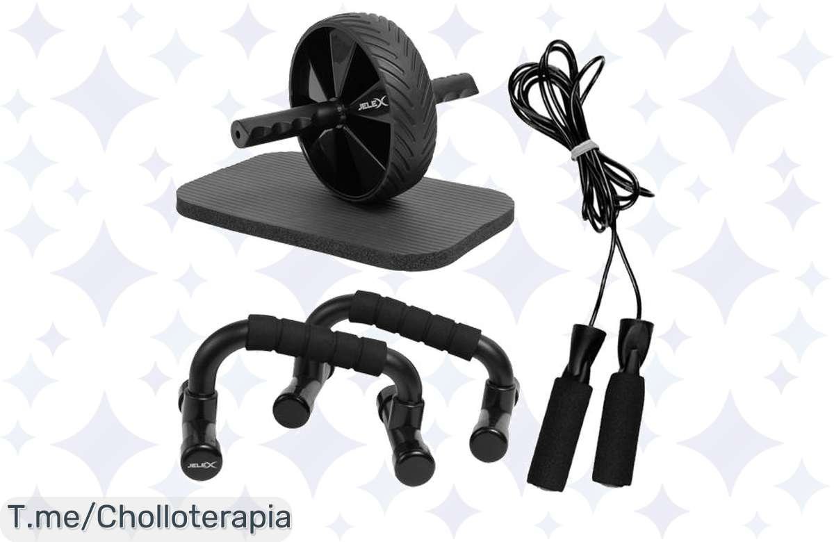 ¡No te quedes sin tu JELEX Workout Trio 3 en 1 a mitad de precio!