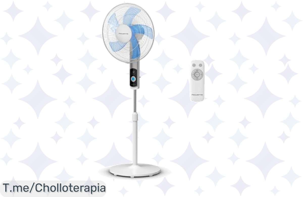 ¡Oferta Relámpago: Ventilador Rowenta Turbo Silence a 35 dB, frescura total y ahorro del 55%!