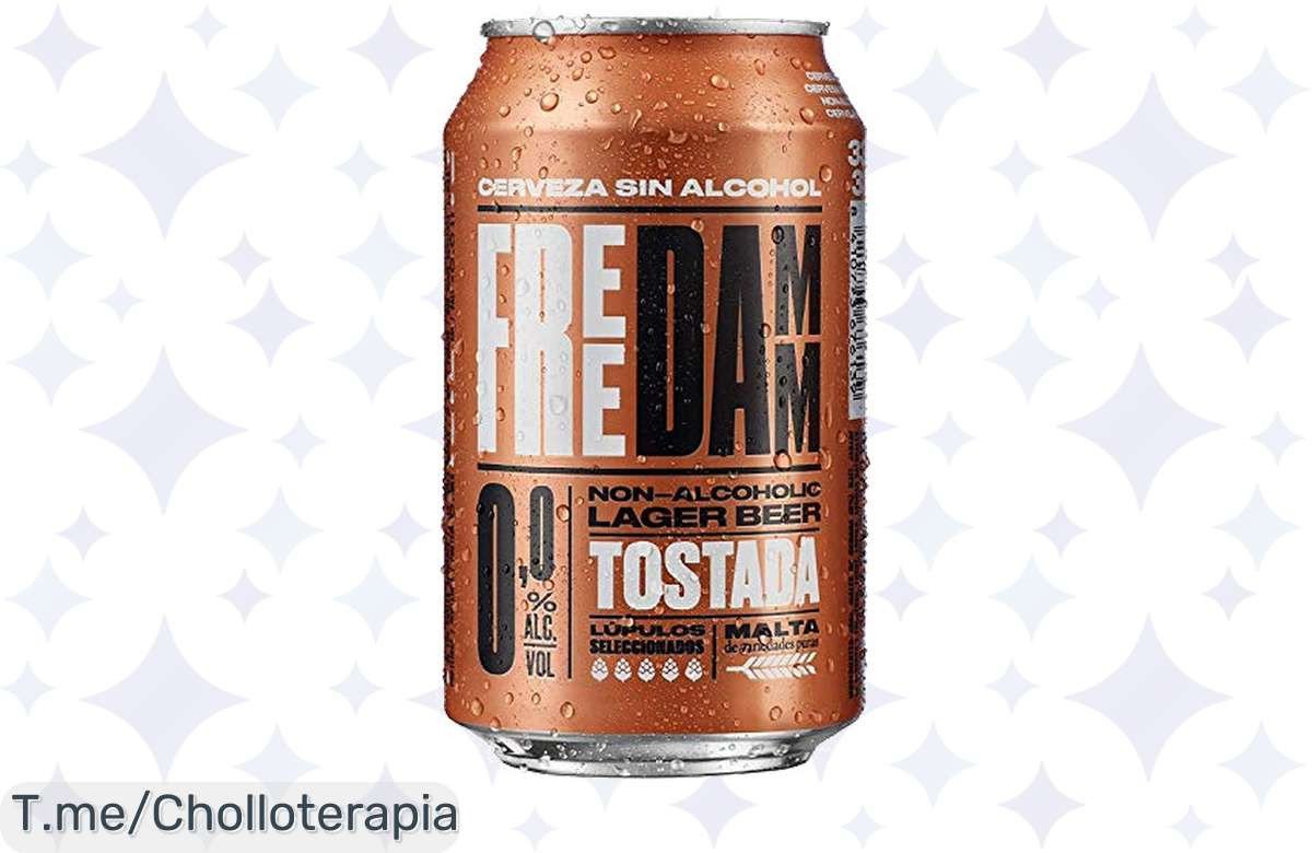 ¡Oferta brutal: 24 latas de Free Damm cerveza sin alcohol con matices tostados!