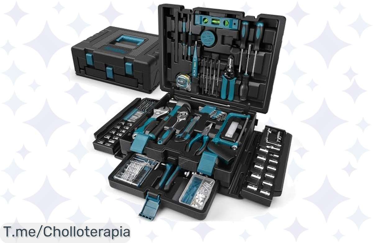 ¡Oferta loca: Caja de herramientas 379 piezas tirada de precio!